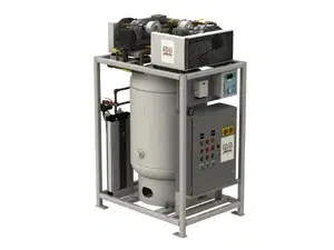 Duplex Oil-less Scroll Vertical Tank mount w/ Desiccant Dryers — form 1600