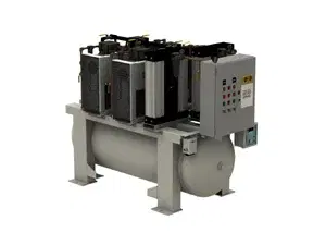 Duplex Oil-less Scroll Horizontal Tank mount w/ Desiccant Dryers — form 1602