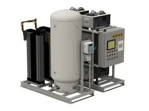 Quadplex Oil-less Scroll Vertical Stack Mounted with Desiccant Dryers — form 1610