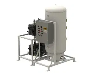 Duplex Stacked Lubricated Rotary Vane NFPA Compliant Medical Vacuum Systems — form 3109
