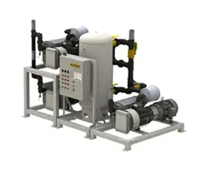 Triplex Stacked Lubricated Rotary Vane NFPA Compliant Medical Vacuum Systems — form 3116