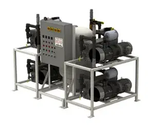 Quadplex Stacked Lubricated Rotary Vane NFPA Compliant Medical Vacuum Systems — form 3118