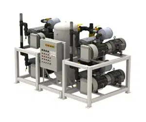 Quadplex Stacked Lubricated Rotary Vane NFPA Compliant Medical Vacuum Systems — form 3119